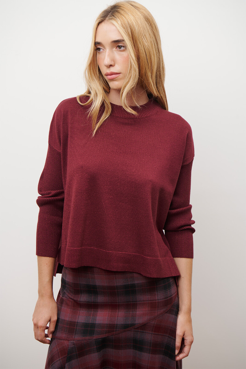 BUZO BLUSH - BURDEOS 