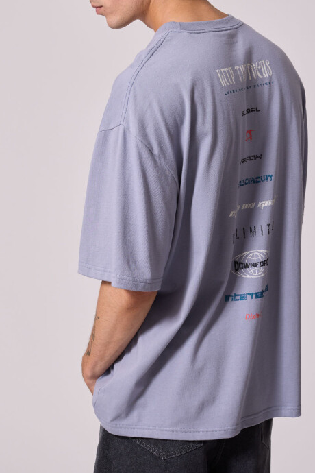 T-SHIRT RIFT DIXIE Gris Claro