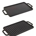 PLANCHA HIERRO ESMALTADO RECTANGULAR 21X33CM NEGRO