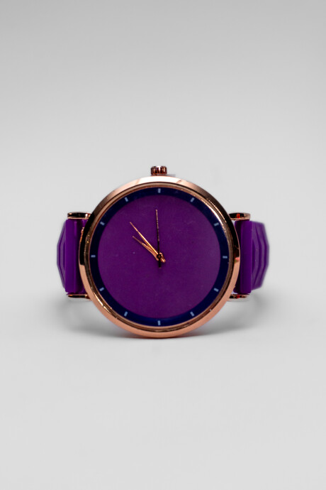 Reloj Piramide Violeta