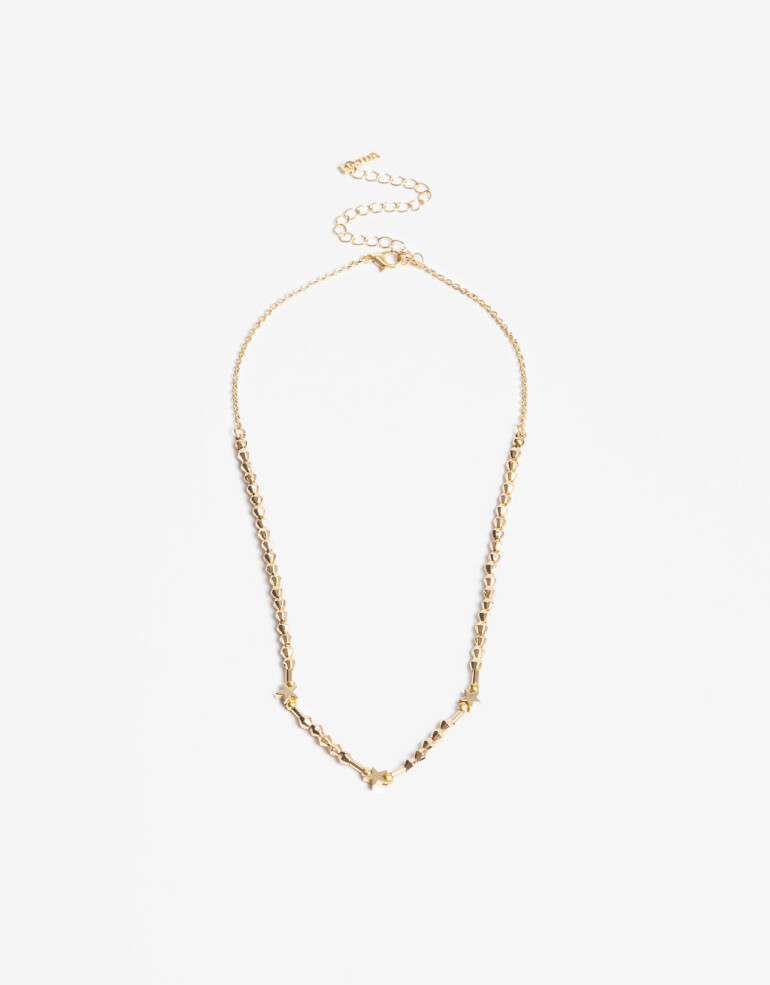 Collares Cortos Metal Collar Corto Estrellas - Dorado