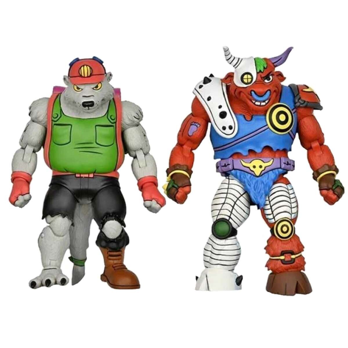 TMNT Dirtbag and Groundchuck 7 Scale Figure - Figura 