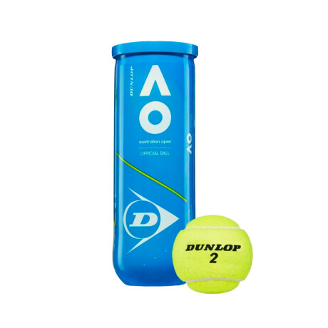 PELOTA DUNLOP TENIS AUTRA OPEN X3 Blue