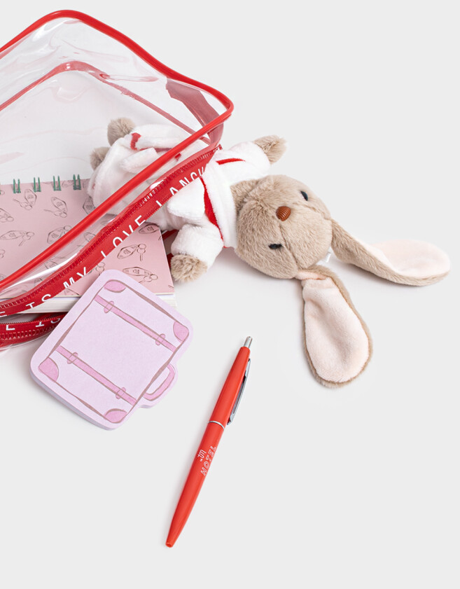 Librería Sets PVC Set De Librería En Pouch - Rojo Medio