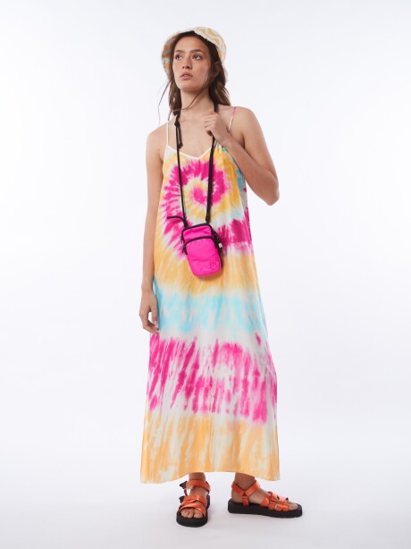 Skyler printed maxi dress BANANA RAINBOW