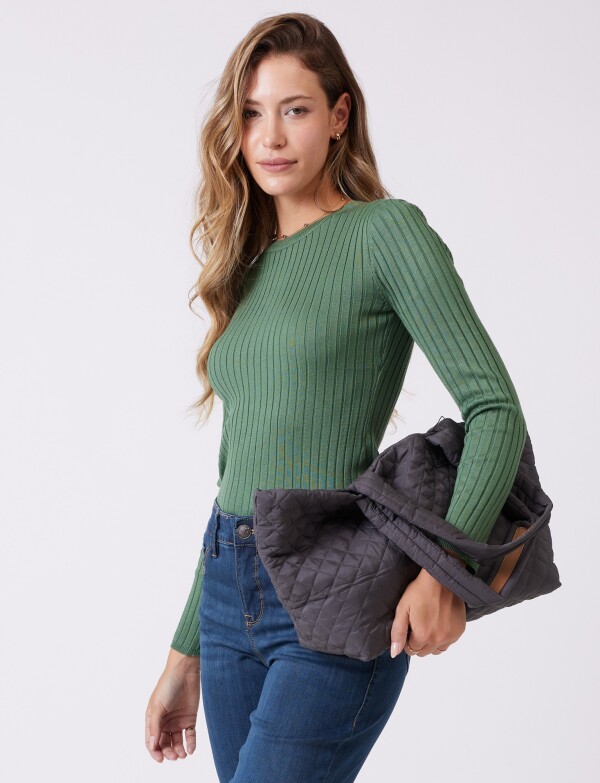 Bolso Capitoneado GRIS OSCURO