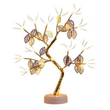 Lámpara Árbol Mágico Luces Y Hojas