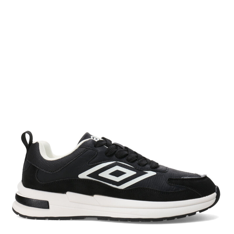Championes de Hombre Umbro Refine Negro - Blanco