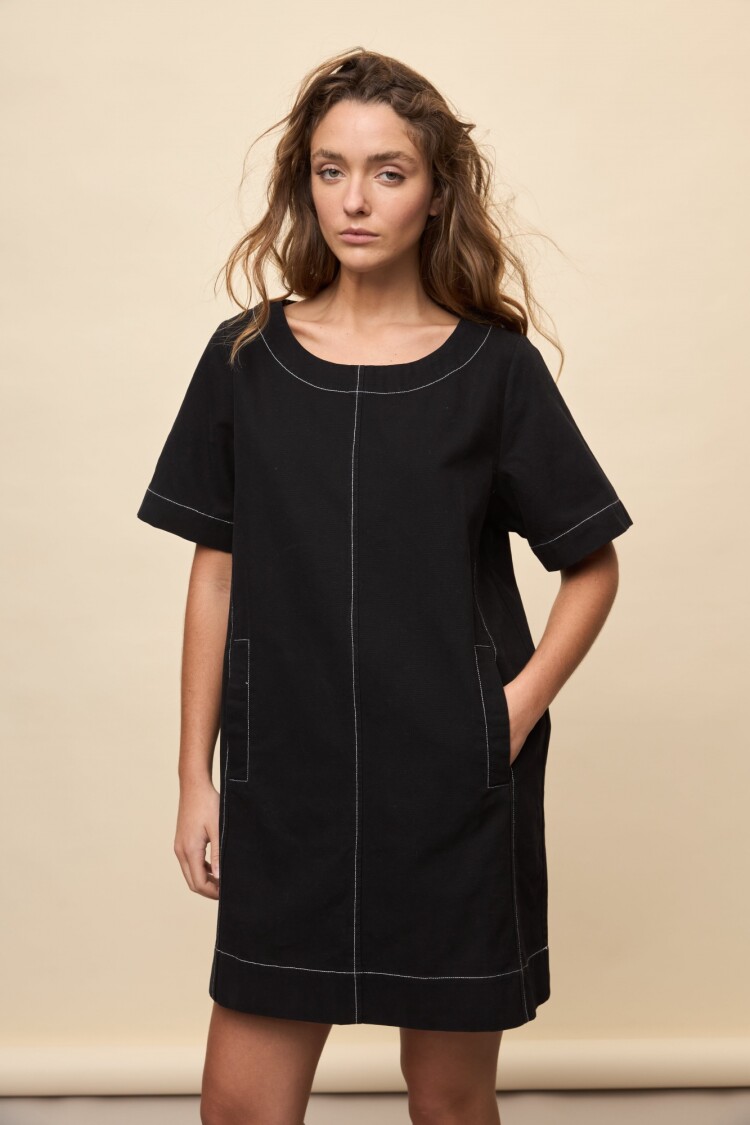VESTIDO IRON Negro