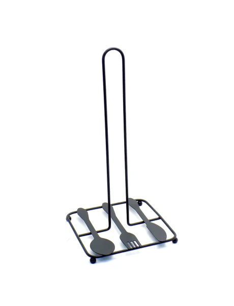 PORTAROLLO METAL VERTICAL METAL C/ BASE. H30X15X15CM PORTAROLLO METAL VERTICAL METAL C/ BASE. H30X15X15CM