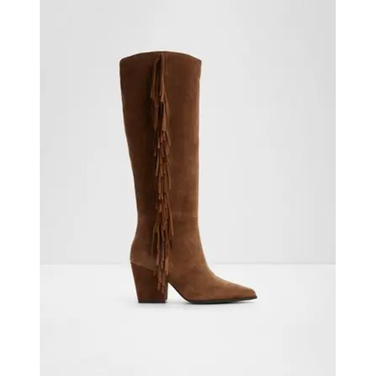 KAELYA DARK BROWN LEATHER - DARK BROWN 