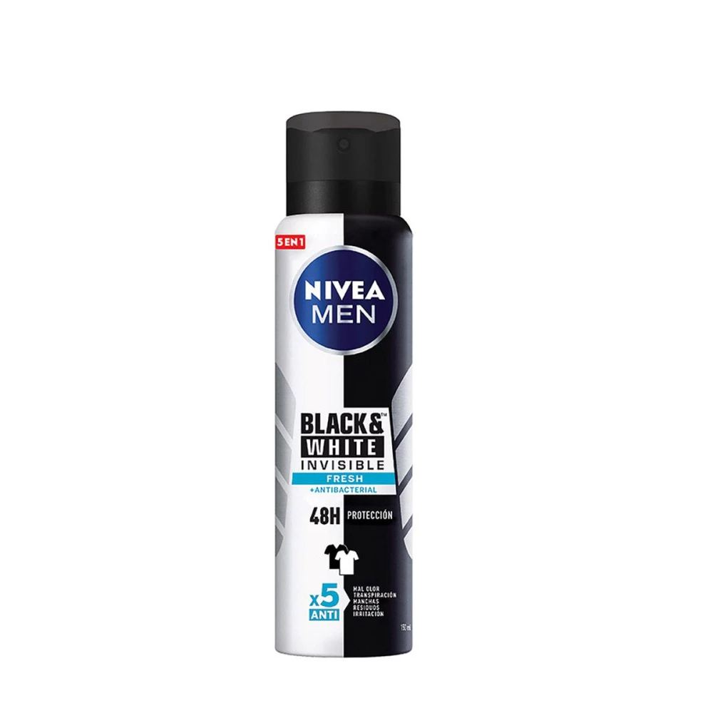 NIVEA DEO SPRAY B&W FRESH MEN FR. X 150