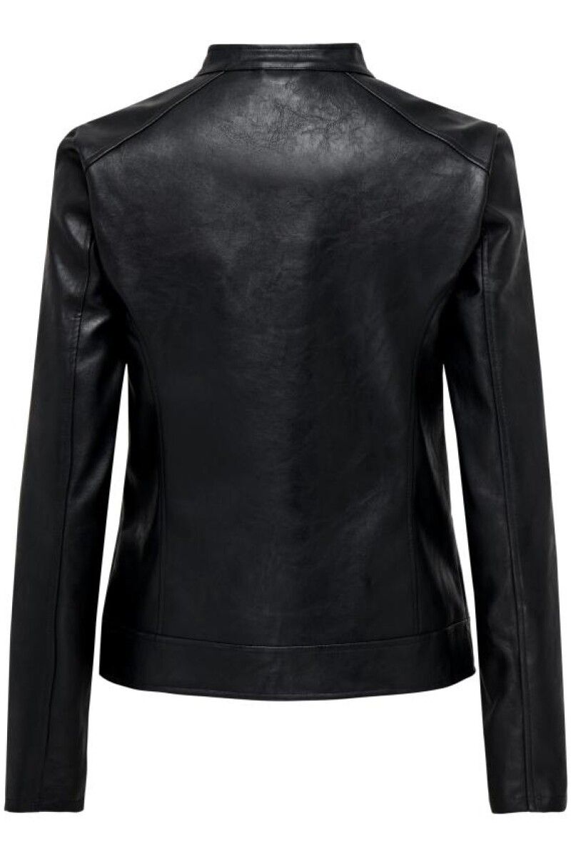 Chaqueta Emily Efecto Piel Black