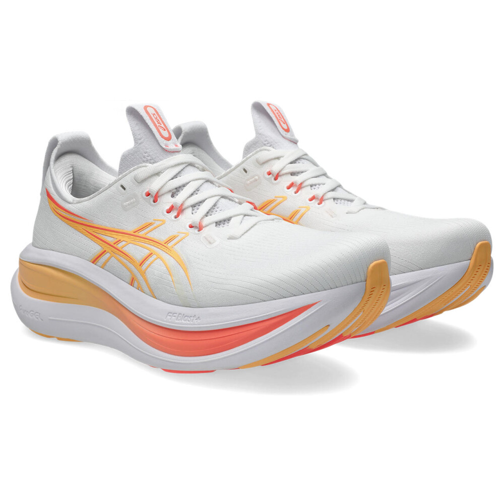 Zapatillas Running Gel-Nimbus 28 Mujer White/sun Coral