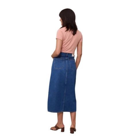 FALDA LARGA AUDINO S-XXXL AZUL MEDIO