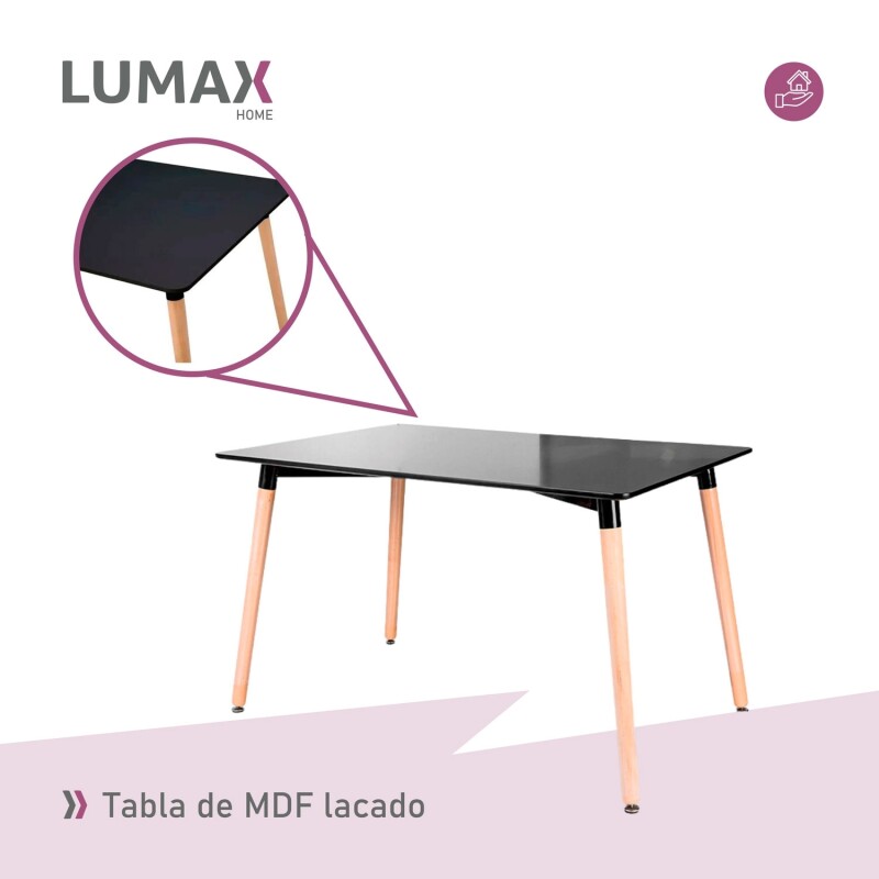 Mesa Eames Rectangular en Madera 120x80cm Mesa Eames Rectangular en Madera 120x80cm