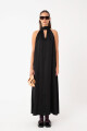 VESTIDO HALTER Negro