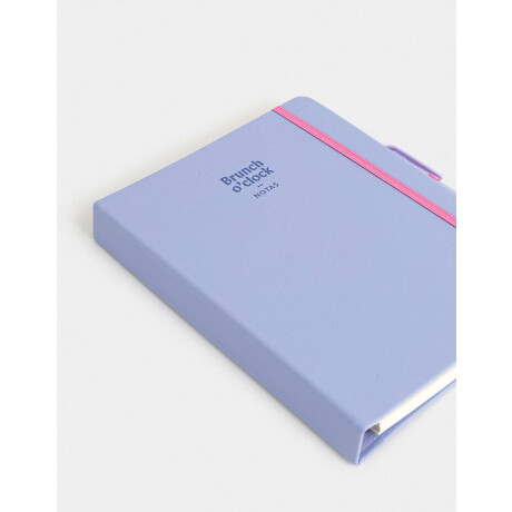 Set De Cuaderno Y Lapicera Borrable Violeta Lila