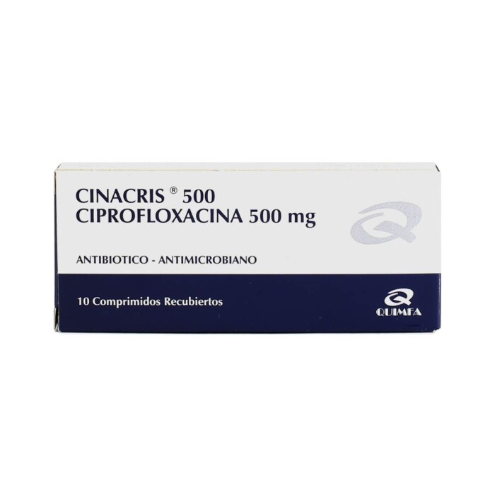 CINACRIS 500 MG. CJ X 10 COMPRIMIDOS única