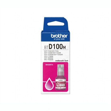 BOTELLA DE TINTA BROTHER T230-T430-T530-T730-T830 Botella De Tinta Magenta BROTHER Capacidad 48ML Para Impresoras T230-T430-T530-T730-T830