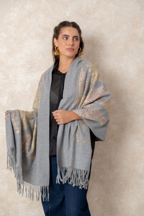 PASHMINA SIBILA Gris