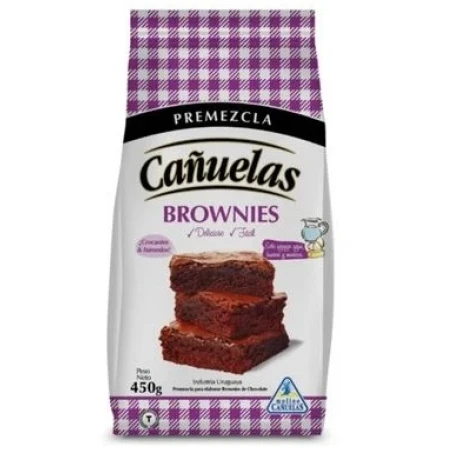 PREMEZCLA P/BROWNIE CAÑUELAS 450G PREMEZCLA P/BROWNIE CAÑUELAS 450G