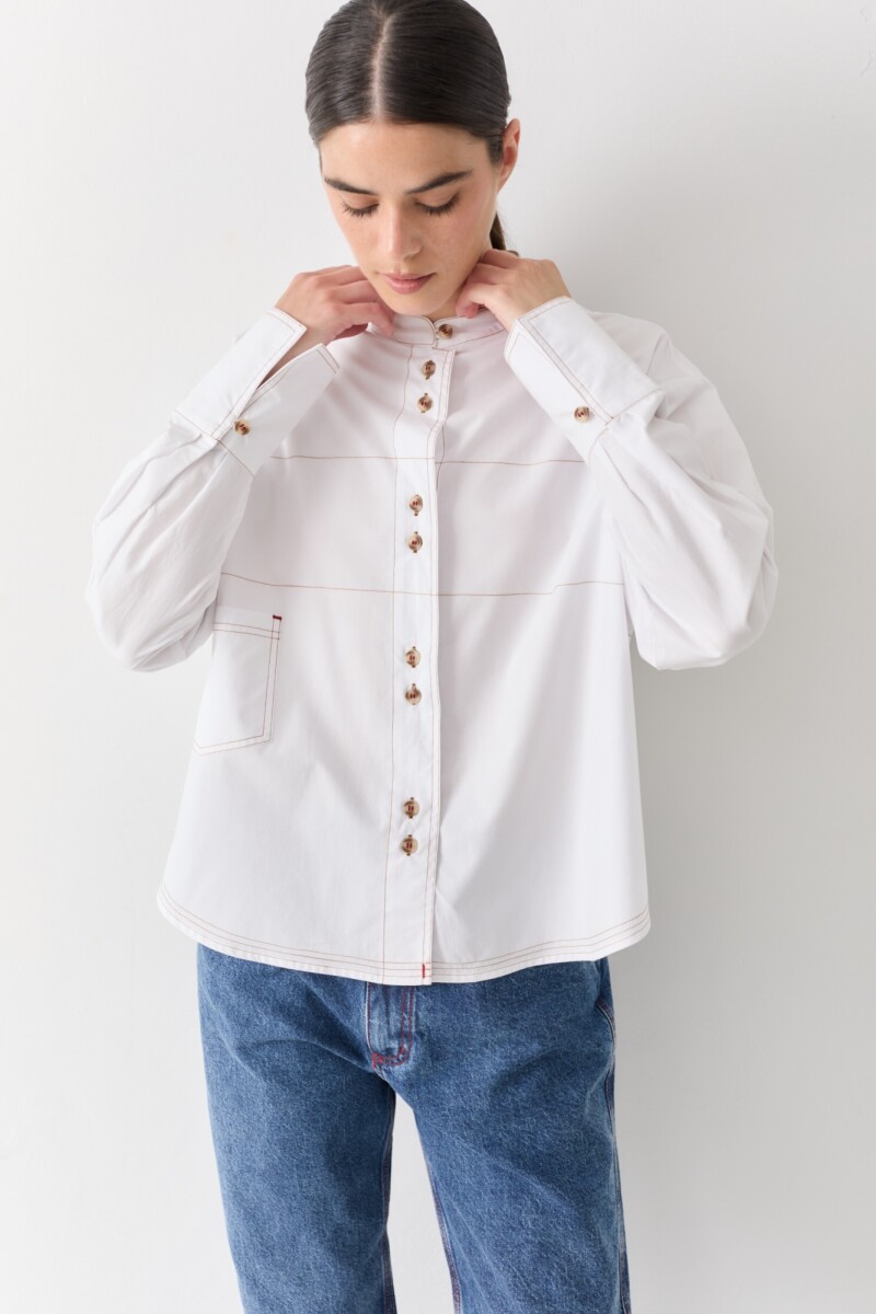 PRE VENTA CAMISA BOX Blanco