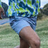 SHORT RUNNING ZEAL II petroleo gulf GRIS CLARO/NEGRO/NARANJA