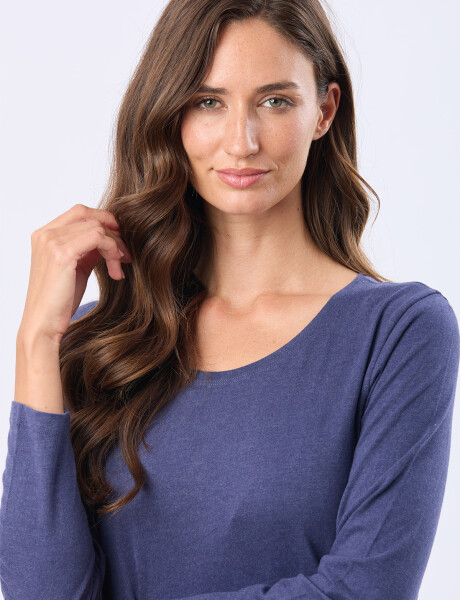 REMERA BÁSICA DE ALGODÓN Azul