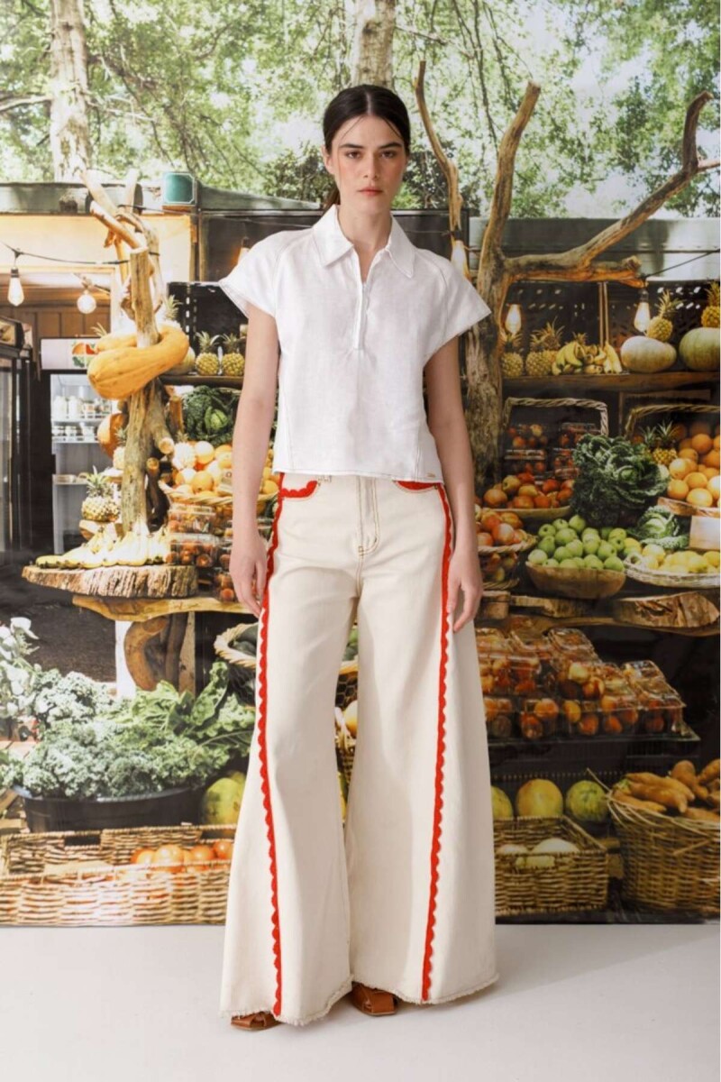 Pre Venta Blusa Zip - Blanco 