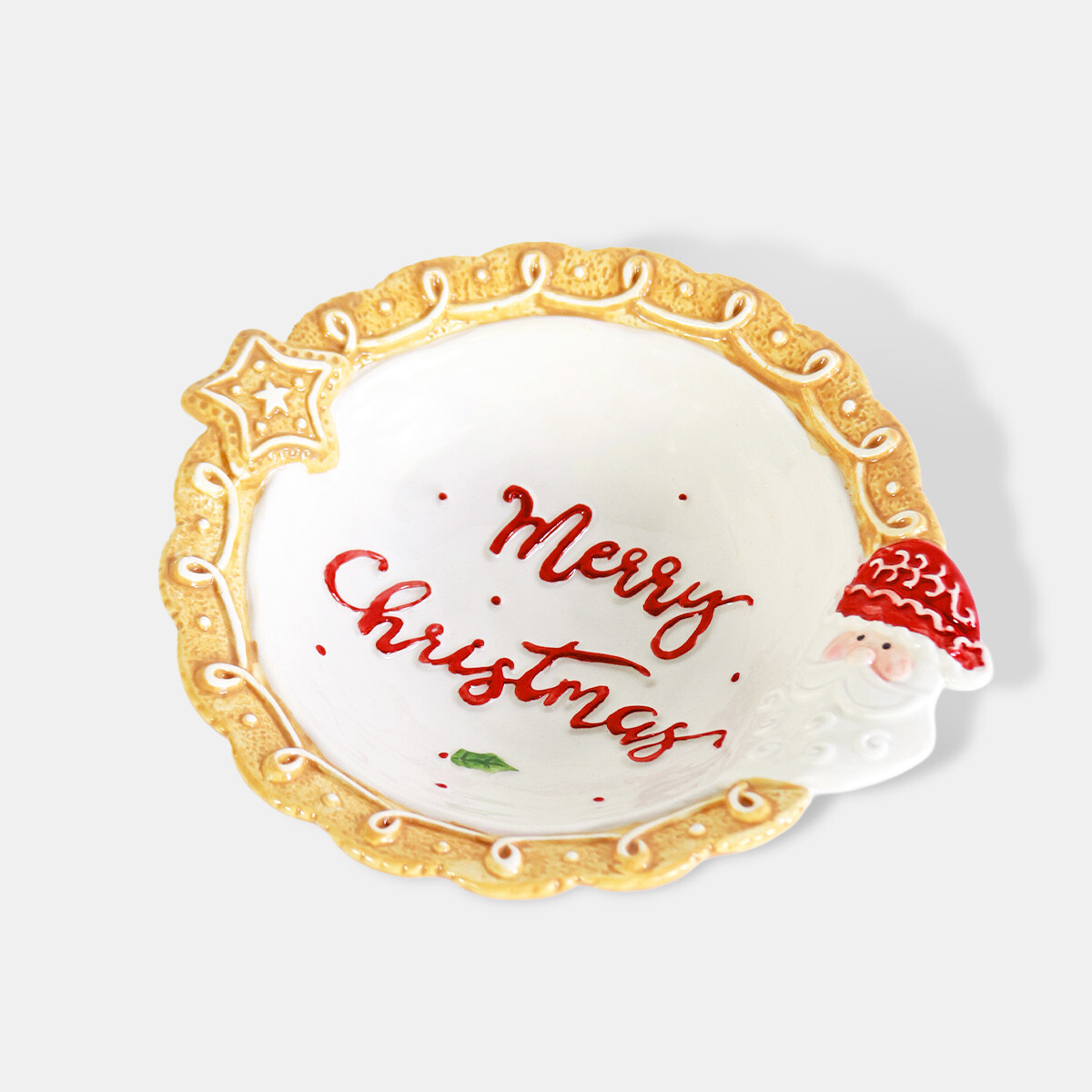 BOWL CERAMICA MERRY CHRISTMAS 21X19X6CM 