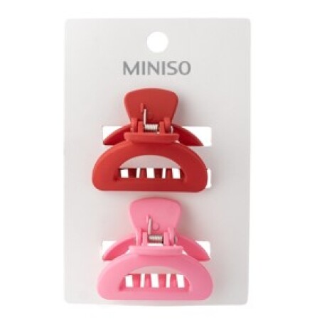 Mini pinza 2 pcs rojo