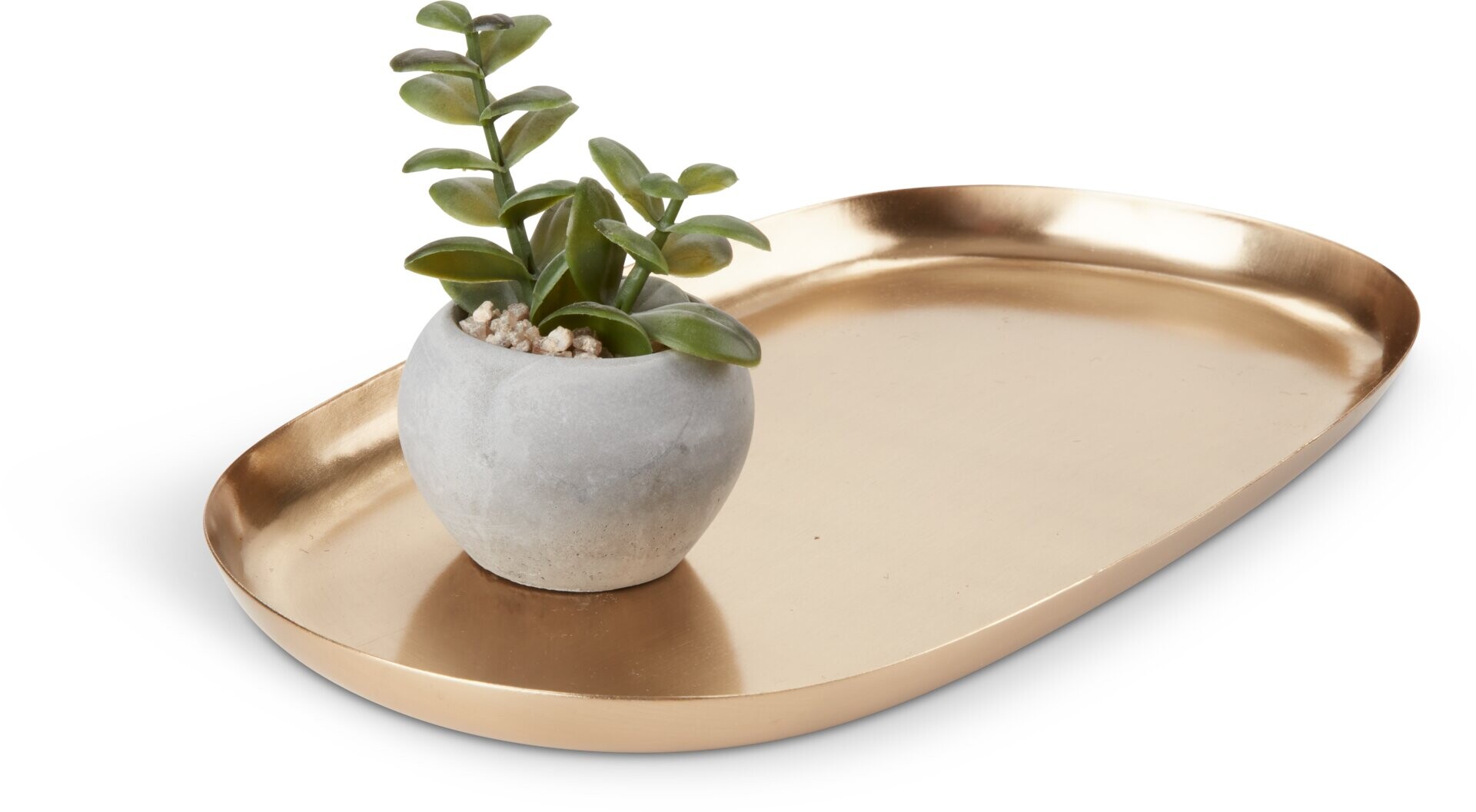 Bandeja decorativa NIELSEN A17xL30cm lat - Dorado 