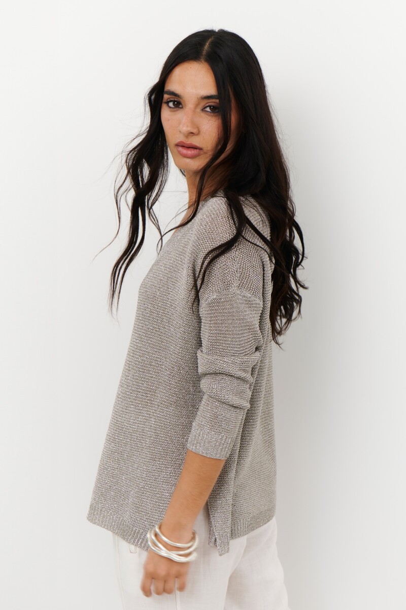 SWEATER V BLINK PLATA