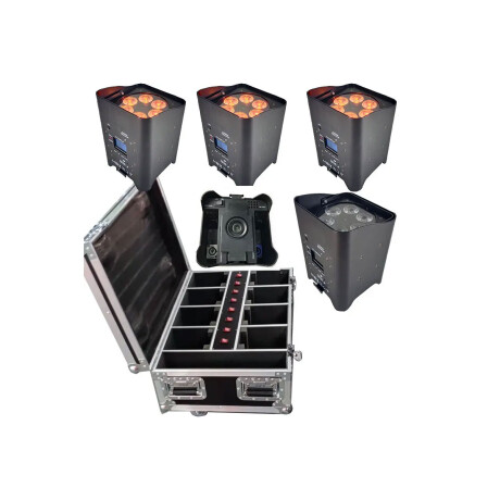 Combo Tacho Led Pls Bat1 A Batería X8 Con Estuche Combo Tacho Led Pls Bat1 A Batería X8 Con Estuche