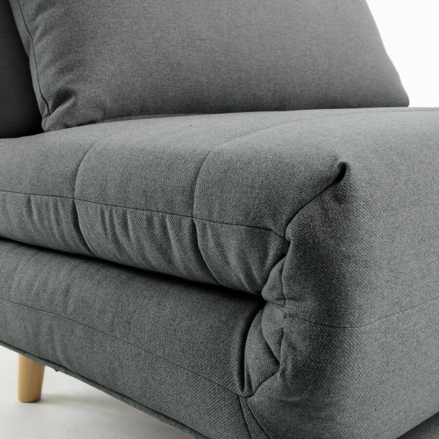 Sillón Cama Individual UNO Gris