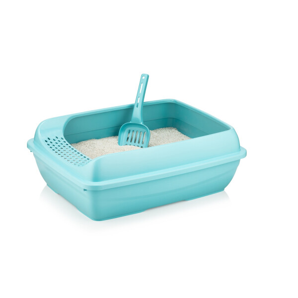 5098 CAT LITTER TRAY WITH STRAINER BLUE 5098 CAT LITTER TRAY WITH STRAINER BLUE