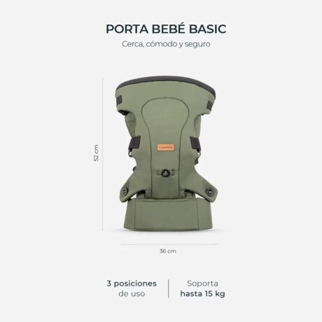 Mochila Porta Bebé Carestino Basic Negro