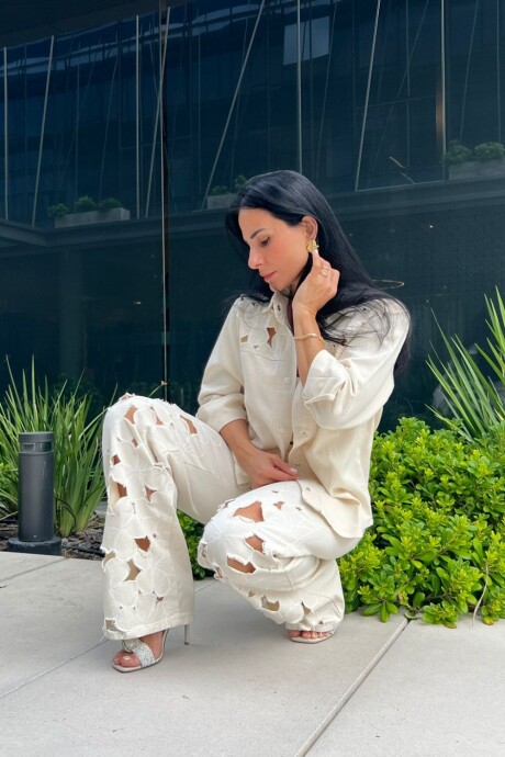 Pantalon Keidi Off White