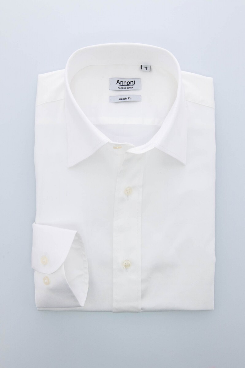 Camisa Annoni Satin Classic Collar 