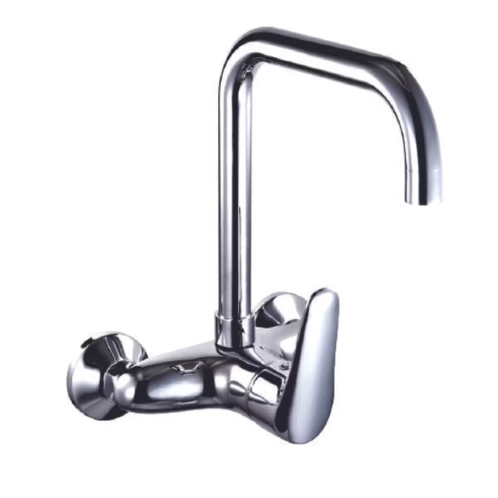 Monocomando cocina pared Balder bronce cromado Monocomando Cocina Pared Balder Bronce Cromado