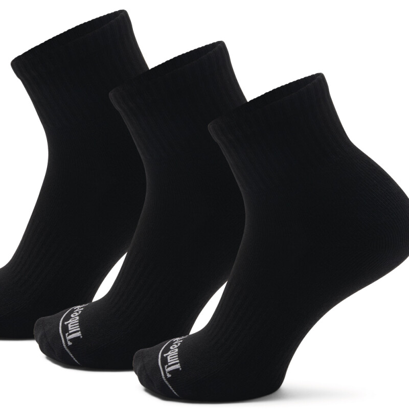 Medias Core HC Quarter 3 Pack Unisex Black