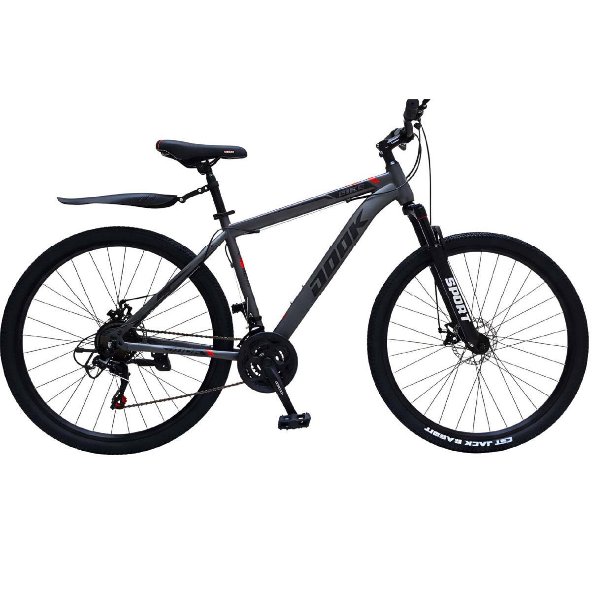 Bicicleta Jook Montaña Rod 29 Freno Disco 21 Velocid Shimano - Color Gris 