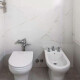 Juego De Inodoro Corto, Tapa Y Bidet, Linea Veneto, Ferrum BLANCO