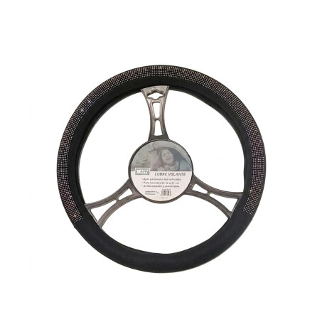 Cubrevolante Color Negro Con Brillos Cubrevolante Color Negro Con Brillos