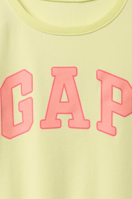 Remera Logo Gap Toddler Niña Citron