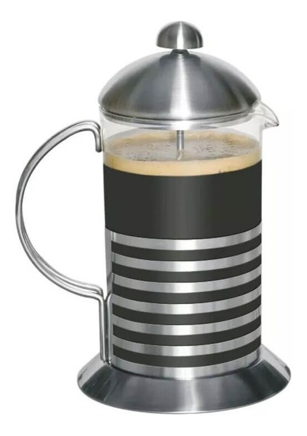  Cafetera manual de acero inoxidable para cafetera, cafetera, té  y percolador, filtro de prensa, émbolo (color: 33.8 fl oz) : Hogar y Cocina