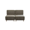 Pack x2 Sillón Modular Lumax de encastre Orebo en caja Gris