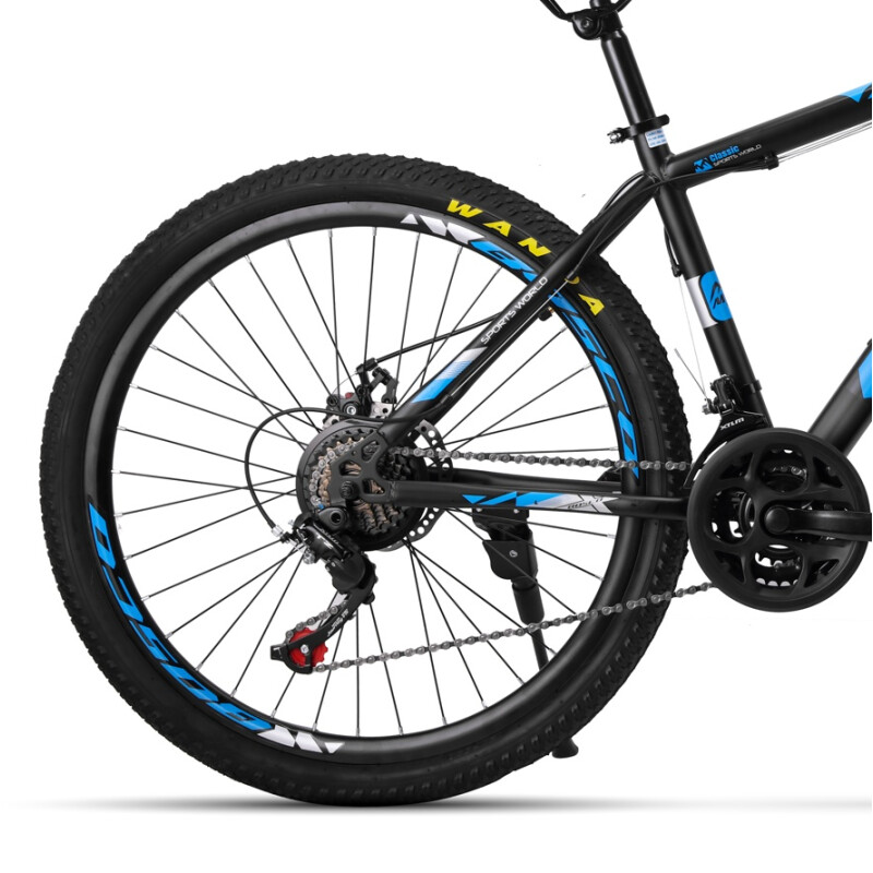 Bicicleta Montaña Rodado 26 Con 21 De Velocidad Aro 26 Azul