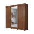 Ropero Notável NT5020 3 Puertas Corredizas Castaño Ropero Notável NT5020 3 Puertas Corredizas Castaño